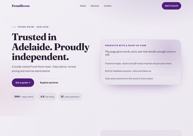 Preview of the plant-shop website template