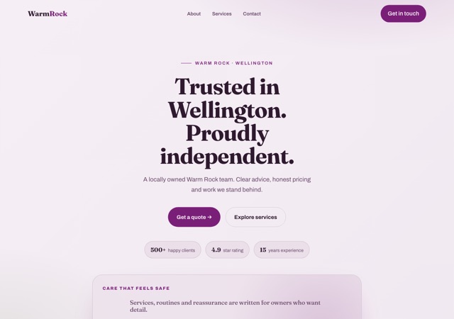 Preview of the reptile-supplies website template